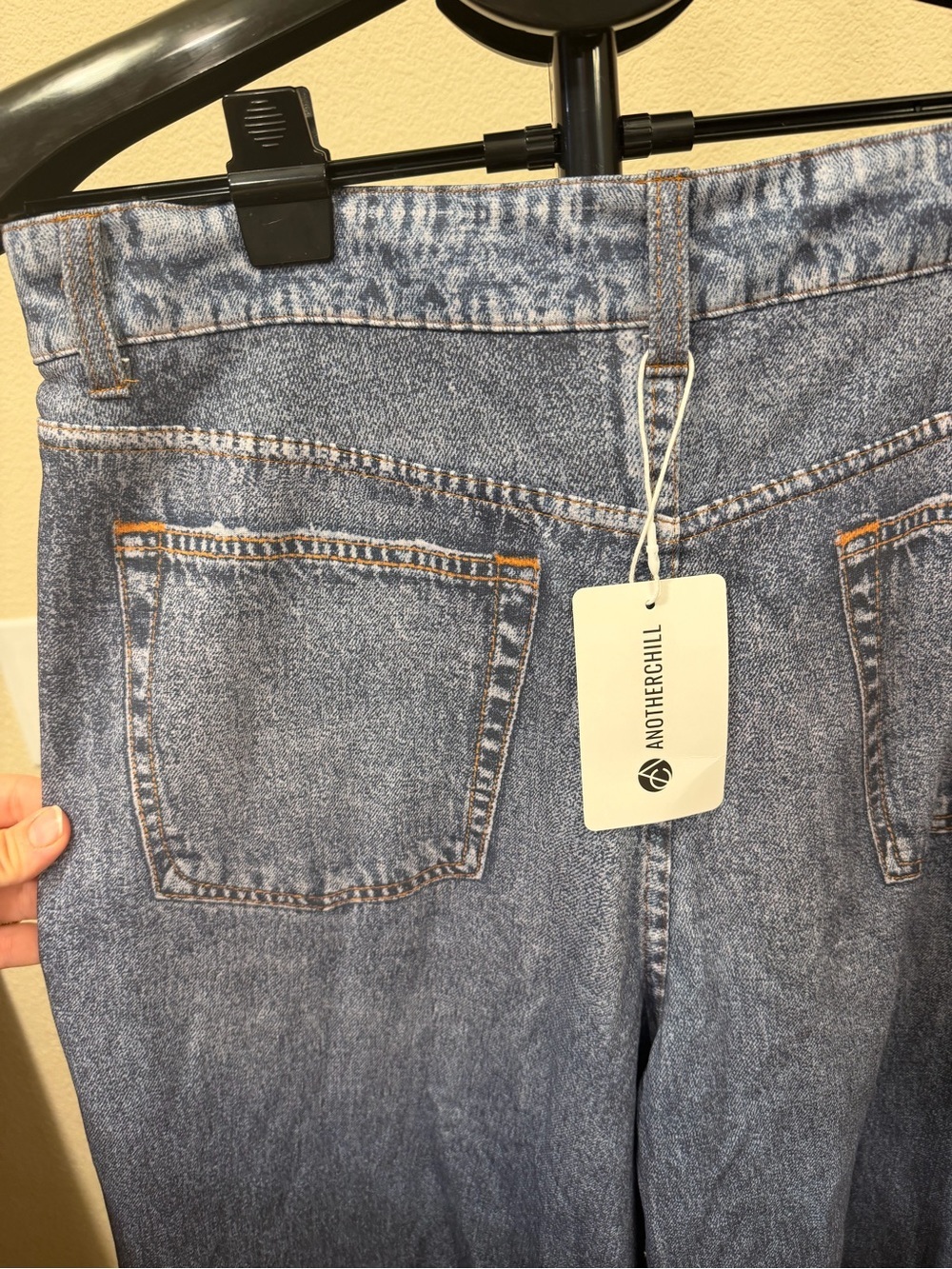 Anotherchill High-Rise Wide Leg Pants | Y2K Streetwear Preppy Hip Vintage | XL - Picture 11 of 13